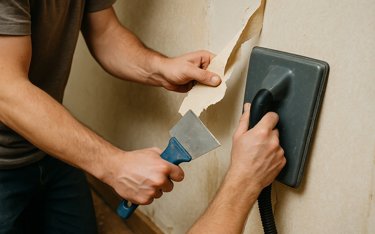 Wallpaper removal contractor